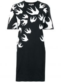 swallow print T-shirt dress at Farfetch